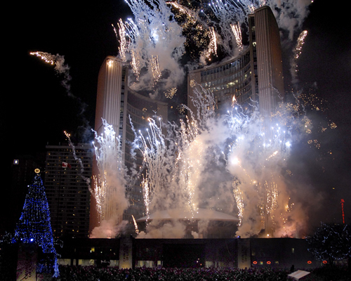 Cavalcade of Lights High Elevation Pyro Show