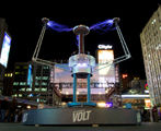 GM Volt Launch w/ Custom Built Tesla Coil