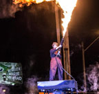 explosive performance, spectacle performance, circus, dance, theatre, aerial arts, fire, pyrotechnics