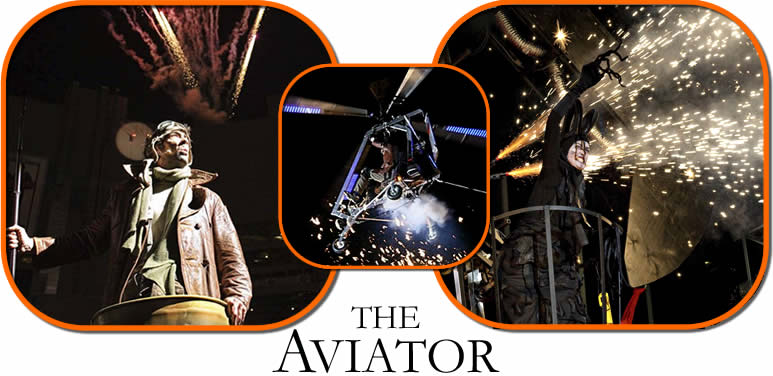 pyro spectacle show - the aviator