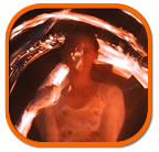 fire performer holly