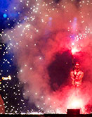 explosive performance, spectacle performance, circus, dance, theatre, aerial arts, fire, pyrotechnics