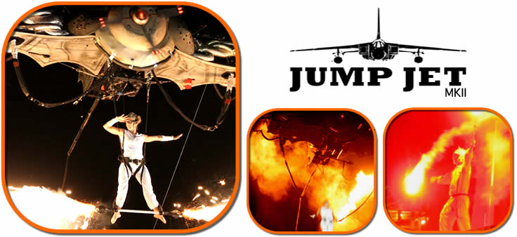 jump jet pyro show