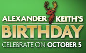 alexander keith's birthday